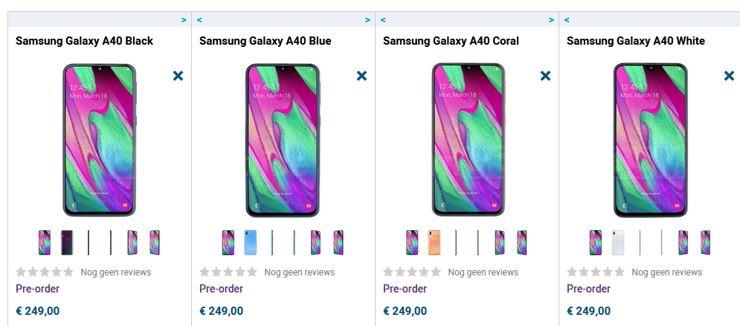 Samsung Galaxy A40 (Blue)