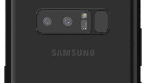 Renderbild des Samsung Galaxy Note 8 Renderbild des Samsung Galaxy Note 8