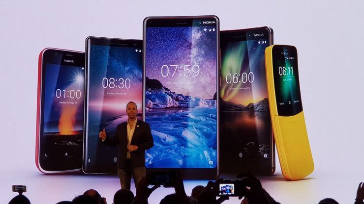 MWC18: HMD Global y un montón de nuevos modelos - entre otros el clásico plátano