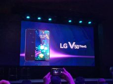 Präsentation des Modells LG V50 ThinQ 5G
