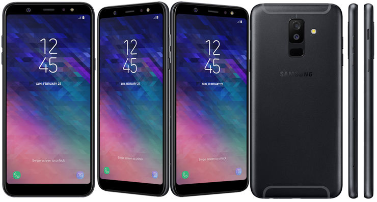 Samsung Galaxy A6 und Samsung Galaxy A6+ unterscheiden sich durch Aussehen nicht - aber nur durch die Größe