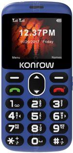 Téléphone Portable Senior Dual Sim Bleu KONROW – KONROWSENBL