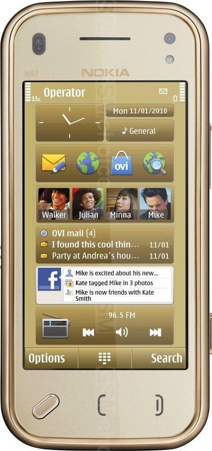 Nokia N97 mini Gold Edition Nokia N97 mini Gold Edition
