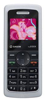 The photo gallery of Sagem my202X