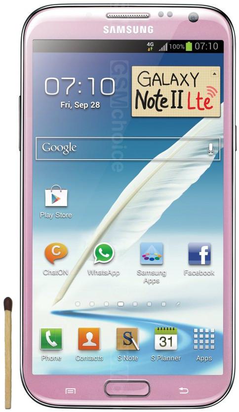 Samsung Galaxy Note II LTE Technical specifications