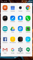 Choix de l'interface - Android avec menu d'applications 