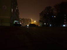 Night time shots with different settings