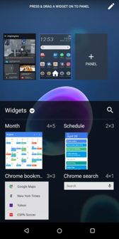 Подменю приложений, опции, папки и виджеты