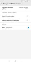 Lock screen, desktop and its options, shortcuts, divided screen, widgets panel