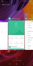 Lock screen, desktop and its options, shortcuts, divided screen, widgets panel