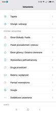 Settings, additional interface elements