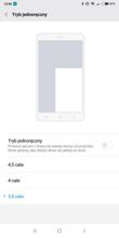 Settings, additional interface elements