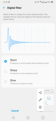 Sound quality and effects