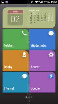 Design des einfachen Hauptdesktops 