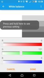 Настройки, экран